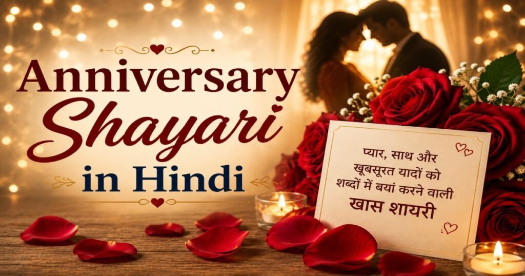 Anniversary Shayari in Hindi