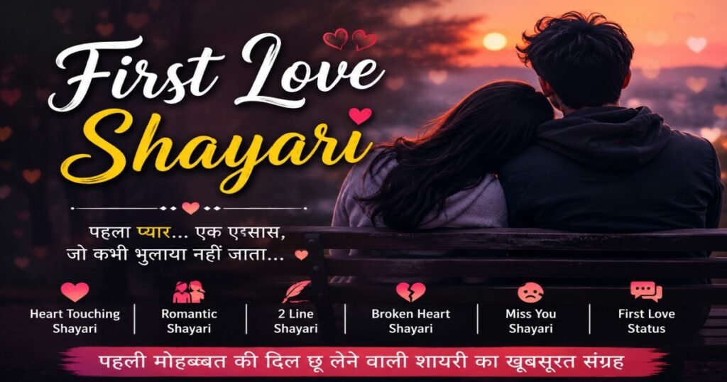 First Love Shayari in Hindi