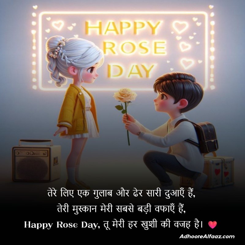 Happy Rose Day Shayari