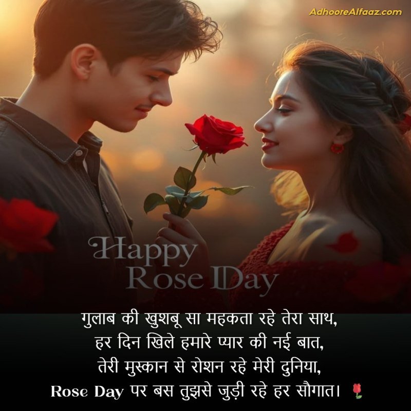 Best Hindi Rose Day Shayari