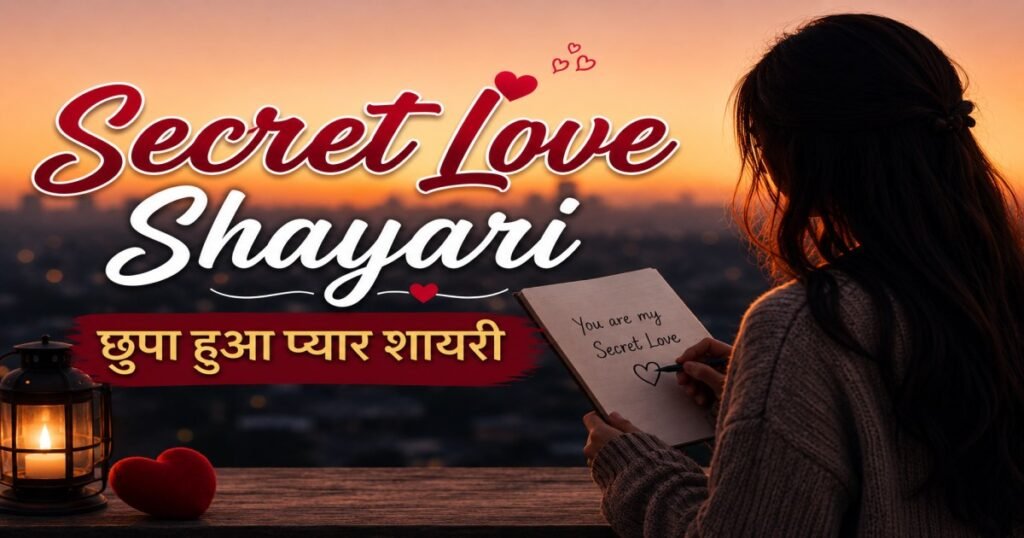 Secret Love Shayari in Hindi