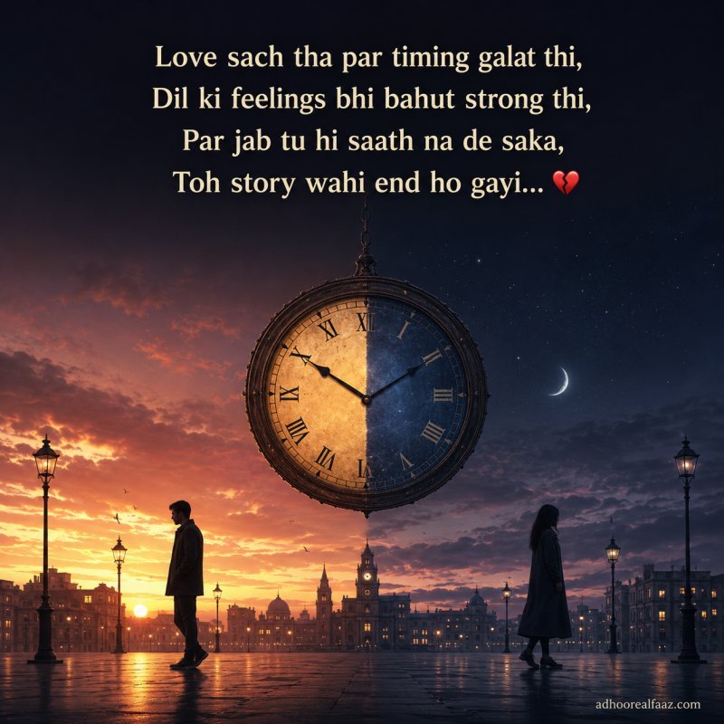 Breakup Shayari in Hindi English Mix